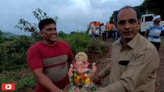 Gava kadchey Gauri Ganpati Visarjan 2021 video || Maharashtra Ganpati festival celebration|| savideo