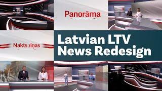 New Intros and Studio for Latvian LTV News