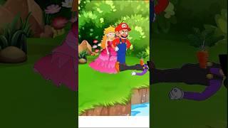 Heaven or Hell? Mario and Peach’s Fate! #shorts #story #viral