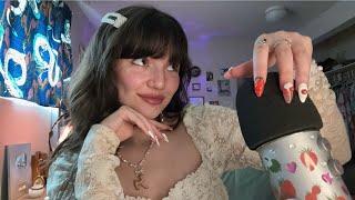 ASMR | FAST Mic Scratching With FOAM COVER & Long Nails (Mouth Sounds, RAMBLES, Teeth Tapping, More)