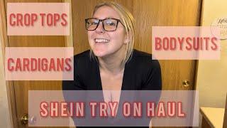 SHEIN *MIDSIZE* Unboxing & Try On Haul In A RV 2023-Crop Tops/Bodysuits/Cardigans-Funniest Haul Ever