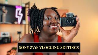 CHECK OUT THESE SONY ZV-1F SETTINGS BEFORE YOU CLICK RECORD | BEST VLOGGING SETTINGS @Sony