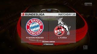 FIFA 18  | FC BAYERN MUNICH VS 1. FC KÖLN - FULL GAMEPLAY | PS4 | 1080p60 | MARIUS GATEA