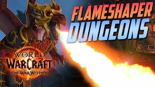 Flameshaper BLASTS! Dungeons Gameplay | World of Warcraft The War Within Alpha