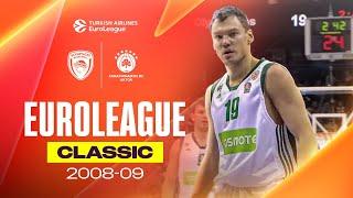 Road to the Final | Olympiacos - Panathinaikos | EUROLEAGUE CLASSIC GAMES 2008-09