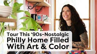 Tour This Colorful, '90s-Nostalgic Philly Home | Handmade Home Tours