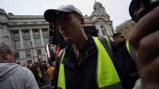 London Live coverage of Protest SUTR and Tommy