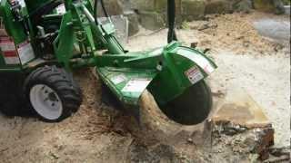 Bandit Model 2250XP Stump Grinder with Greenteeth - huge cutting swing!