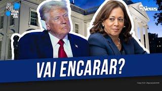 KAMALA HARRIS PROMETE SE TORNAR A NOVA PEDRA NO SAPATO DE DONALD TRUMP