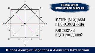 Матрица Судьбы и психоматрица - как связаны в дате рождения. Дмитрий Воронов #матрица_судьба