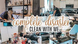 COMPLETE DISASTER CLEAN WITH ME | RAINY DAY CLEANING MOTIVATION 2020 | Morgan Bylund