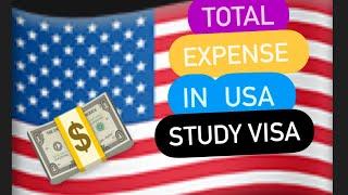 Total Study Visa Cost In USA  | Before and After Visa| Living Expense