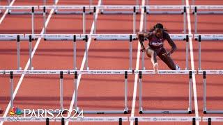 Christina Clemons CRUISES to 100m hurdles heat victory, Nia Ali saves energy | NBC Sports