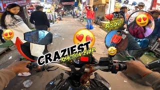 Cute Girl Reaction On My Benelli 600i || Public Reaction ️‍ || Market Reaction …