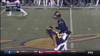 CAL BEARS TD Jared Geoff Pass - Great Catch To TAKE LEAD VS AZ STATE