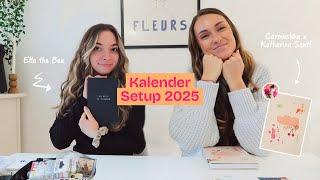 Wir gestalten unsere Kalender um | Kalender Setup '25  Spoiler: es wird chaotisch 🫠 | Fränzl & Vero