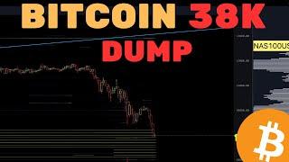 BITCOIN DUMP 38K: A GRANDE QUEDA COMEÇOU? + O QUE ESTOU FAZENDO AGORA?  - Análise Técnica/Sent