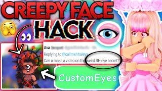THIS MAKEUP TRICK IS REALLY CREEPY IN ROYALE HIGH... ROBLOX Royale High Outfit Hacks & Secrets