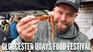 Visiting the FREE Gloucester Quays Food Festival = Food heaven!