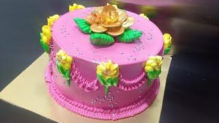 chocolate truffle cake design simple cake design #cake design #cakedecoration