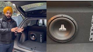 JL AUDIO 10” SUBWOOFER POWERED BY CERWIN VEGA AMPLIFIER IN NEW CRETA