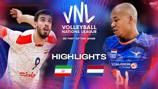  IRI vs.  NED - Highlights | Week 3 | Men's VNL 2024