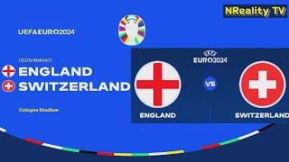 Футбол. Чемпионат Европы-2024. Англия - Швейцария. 1/4 Финала. EURO 2024. England - Switzerland.