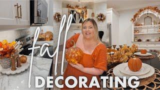 FALL DECORATING KITCHEN + DINING ROOM 2024