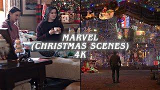 christmas in marvel scene pack