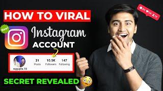 How To Viral New INSTAGRAM Account in 2022| Make your New Instagram Account Viral|Get 10k followers