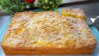 This cake with quark is so delicious that I cook it almost every day! Apricot cake
