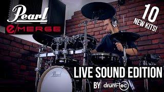 Pearl eMerge electronic drums Live Sound Edition: Custom kits by drum-tec