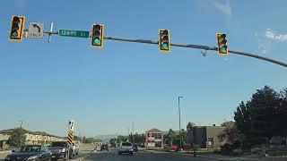 Summer Evening Driving in South Jordan, Riverton, Draper Utah