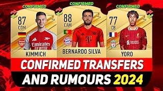 NEW CONFIRMED TRANSFERS & RUMOURS!  ft. BERNARDO SILVA, KIMMICH, YORO...etc