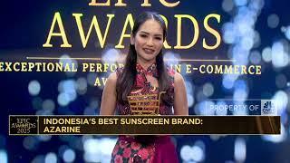 Azarine Winning as Indonesia's Best Sunscreen Brand at EPIC Awards 2025! #JUARANYASUNSCREEN