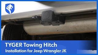 HITCH TOWING SOLUTION for Jeep Wrangler JK | with Wiring Harness | Install Guide | Tyger Auto