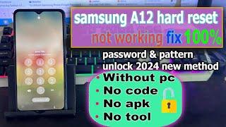 Samsung galaxy a12 hard reset / not working fix 2024 tips #samsunggalaxya12hardreset  #Logicmobile
