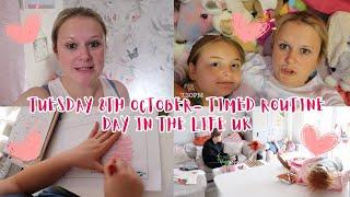 Timed Routine - Day in the life - Tuesday 8th October - Home education uk