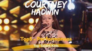  COURTNEY HADWIN  TOP 5 PERFORMANCES | AGT - VOICE KIDS