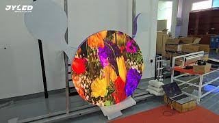 DIY Indoor P2 Circular LED Display Project