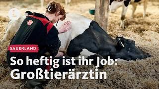 Ein Tag unterwegs mit der Großtierärztin | WDR Lokalzeit LandSchafft