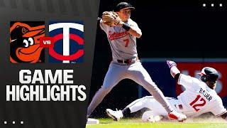 Orioles vs. Twins Game Highlights (5/8/25) | MLB Highlights