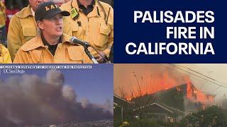 Latest: Palisades Fire burns out of control in California