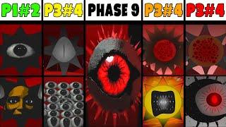 Phase 1 VS Phase 2 VS Phase 3 VS Phase 4 VS Phases 6-9 in Incredibox Sprunki versions + NEW MOD