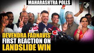 Maharashtra Polls: Deputy CM Devendra Fadnavis’ first reaction post Mahayuti’s “landslide victory”