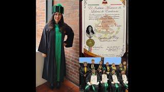 I receive an honorary doctorate degree from The Mexican Institute of Leaders of Excellence.