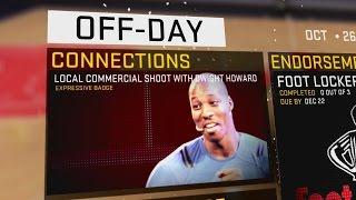 NBA 2K16 MyCareer Off Day, MyCourt, & Connections