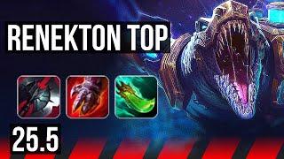 RENEKTON vs AATROX (TOP) | 1000+ games, 5/2/9 | KR Challenger | 25.5