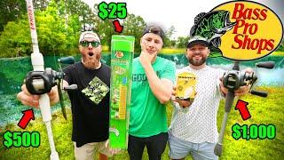 Bass Pro Shops 1v1v1 Budget Fishing Challenge (Rod, Reels, Lures)