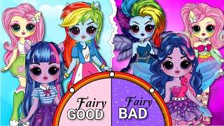 Paper Story | How To Make Fairy Good Vs Fairy Bad Fashion Growing Up Full In Real Life